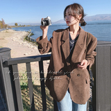 2026秋装灯芯绒西装外套2C069-1152-P135K188，女装西装，2C069