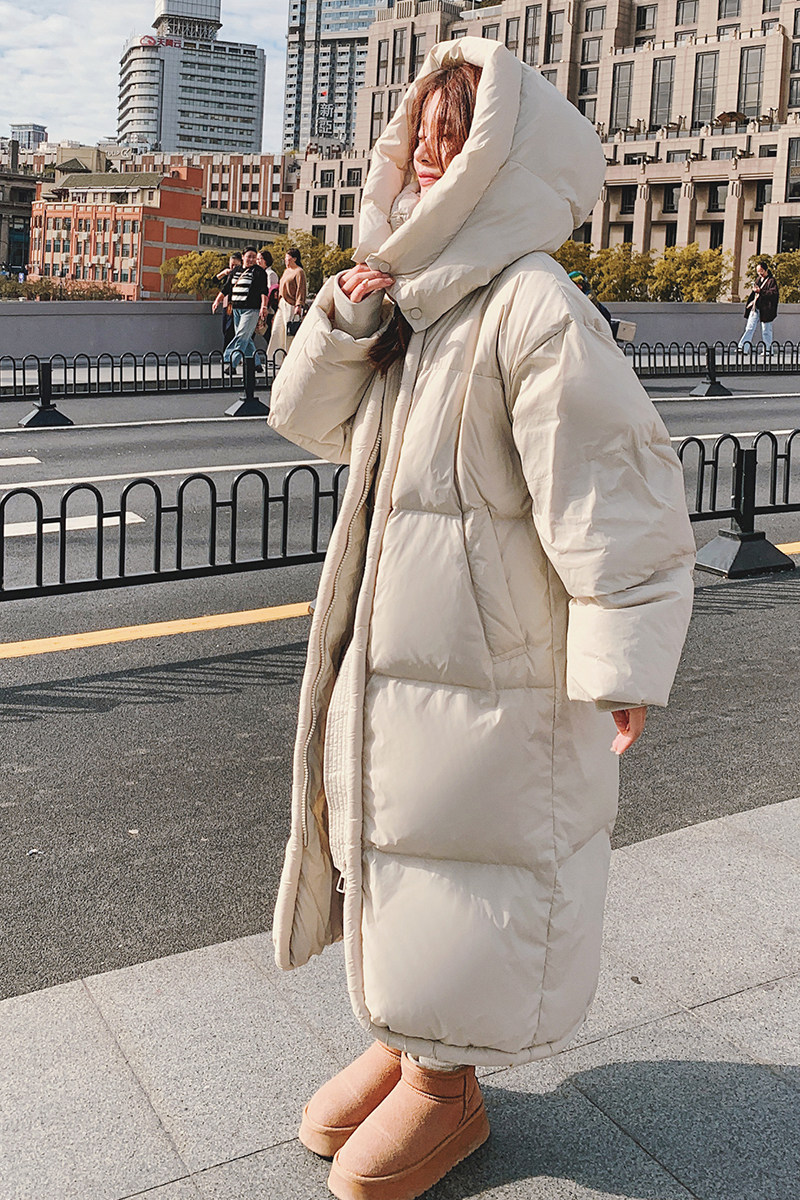 【】泡芙感加厚连帽大被子羽绒服50绒W60-P330K478,女装羽绒服,2C069