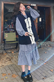 【现货】法式小香风花边马甲+鱼尾连衣裙套装2506-P185K258，女装套装/套裙，2C069