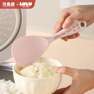 硅胶饭勺子不粘米饭食品级家用电饭锅盛饭铲子 川岛屋&lulu猪联名