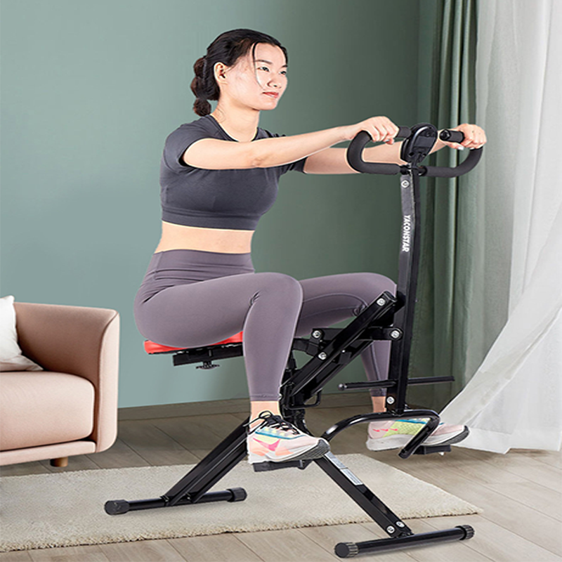 GK骑马机健身器腰背部腹肌健美康复锻炼健身老人折叠运动健身器材