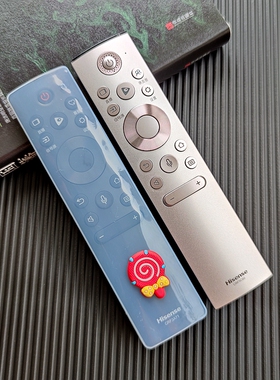 海信电视语音遥控器保护套CRF3A71遥控器套HZ50A66E硅胶套防摔套