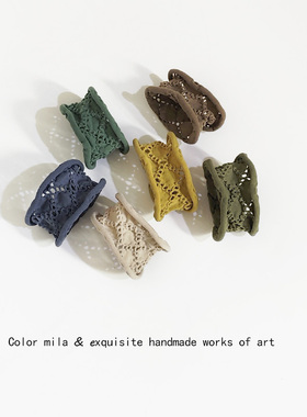 6条装 皮筋高弹力女耐用无接缝皮筋头绳扎高马尾皮套气质发圈发绳