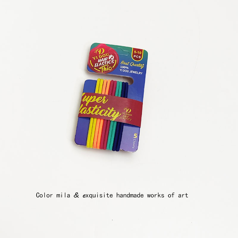 糖果色基础头绳简约耐用彩色发圈