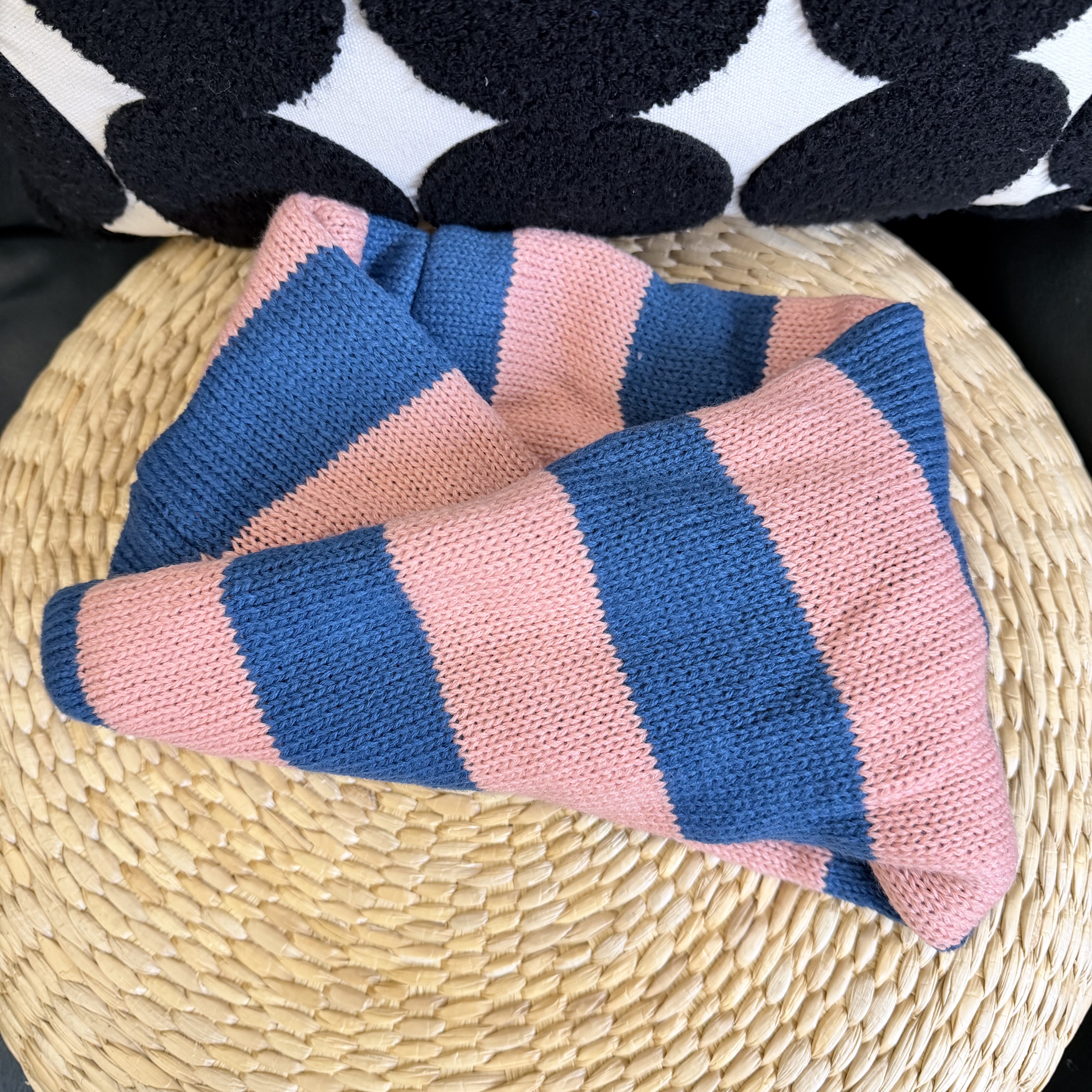 现货折扣韩国儿童童围脖条纹撞色可爱洋气保暖造型宝宝围巾