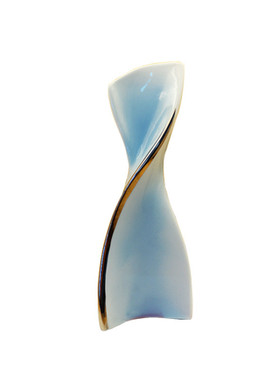 景德镇陶瓷花瓶浪漫创意花瓶舞步酒柜电视柜样板间装饰蓝色花瓶