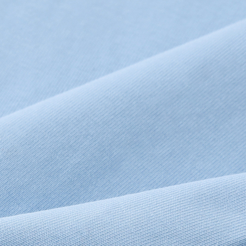 液氨棉工艺不易变形吸汗排气175克高端针织棉氨混纺t桖衫面料