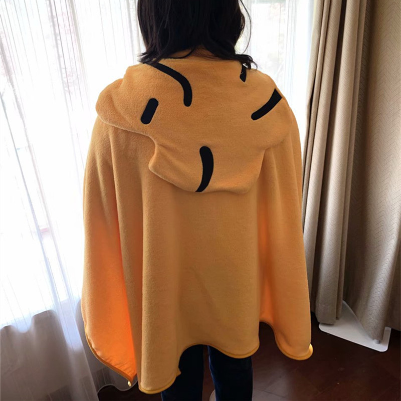 披风披肩可爱斗篷卡通空调毯懒人小毯子单人毛毯办公室秋冬午睡毯