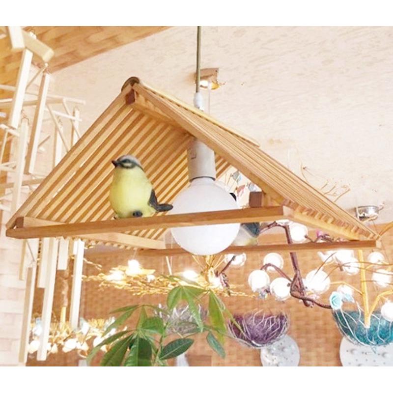 日式吊灯民宿装饰灯餐厅茶室客栈吧台灯竹复古禅意竹编创意艺吊灯