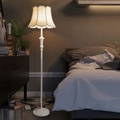 美式 复古落地灯极简轻奢复古铜客厅沙发现代置物茶几卧室床头台灯