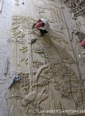 整体浮雕地雕庭院石材浮雕景墙广场石材浮雕壁画青石浮雕迎门墙