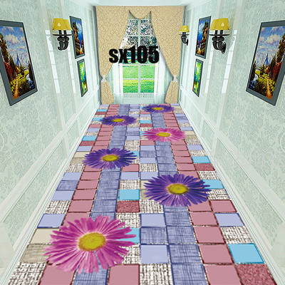 简约PVC皮革一抹净地垫TPR条纹底厨房地毯走廊地毯可自由裁剪门垫