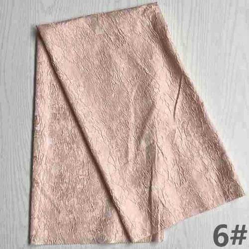 新款色织大提花梭织时尚单色高精密提花服装面料工厂