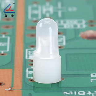 尼龙间隔柱灯座 双色灯柱 圆体led绝缘柱黑白 6.3三孔隔离柱 联扬