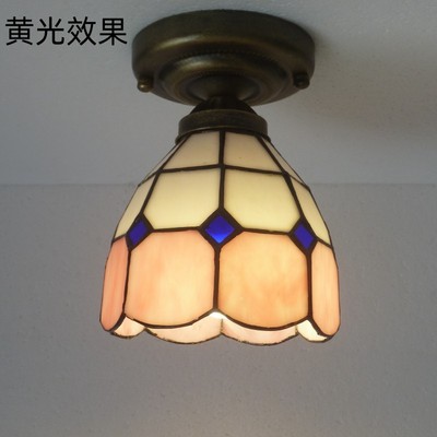 蒂地中海简约玄关走廊衣帽间入户花园凡尼吸顶灯LED灯具欧式美式