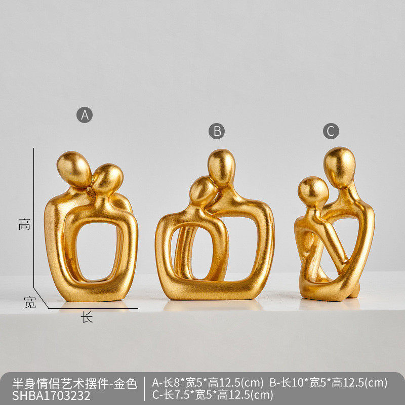 艺术抽象创意情侣人物摆件客厅电视柜酒柜家居装饰源头厂热销,家居饰品,其他工艺饰品,淘宝优惠券,粉丝福利购,淘宝优惠卷