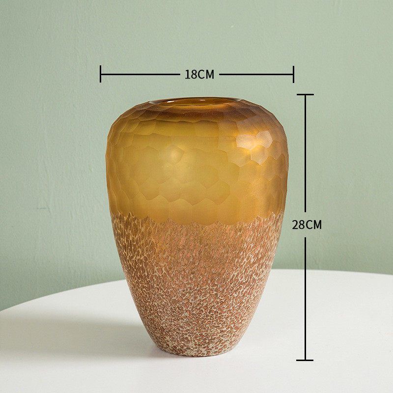 装饰鱼鳞纹玻璃花瓶水培插花器创意ins风轻奢家居摆饰工艺品厂家,家居饰品,装饰摆件,淘宝优惠券,粉丝福利购,淘宝优惠卷