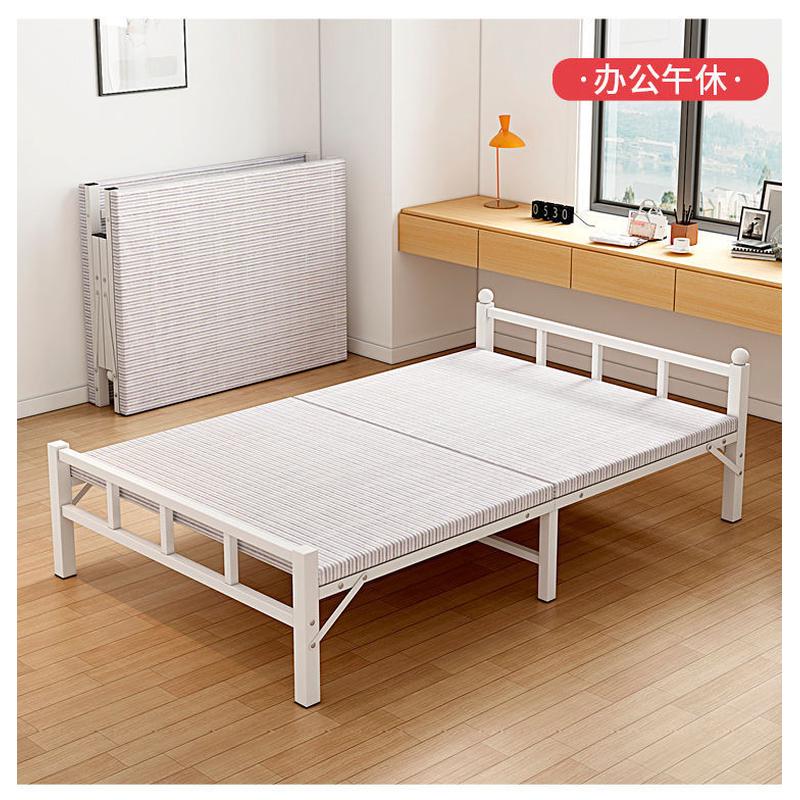 折叠床单人床办公室午睡简易成人双人出租房便携家用午休木板铁床