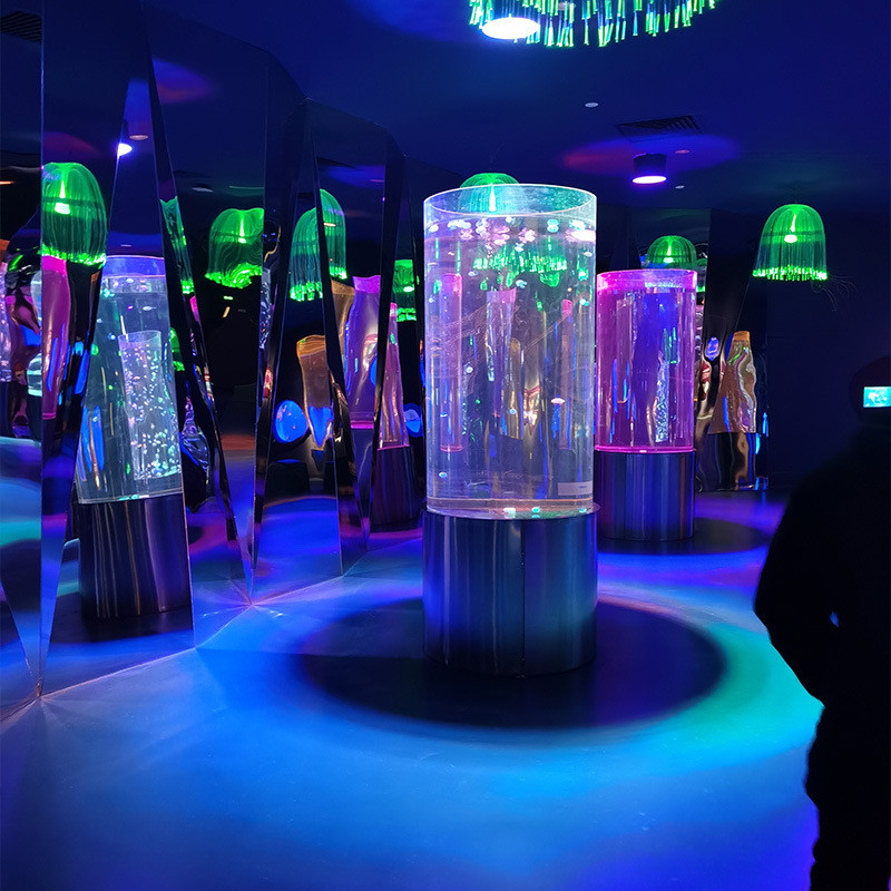 工程设计景观海洋馆海底隧道大型亚克力鱼缸大型圆柱鱼缸