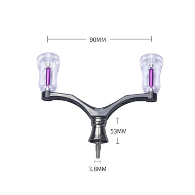 带迈龙旋入式碳素单双摇臂轻量化科轴承适合大部分国产纺车轮改装