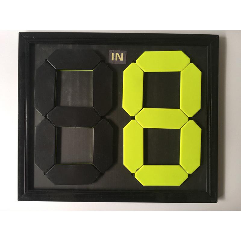 足球手动二位换人牌双面专用四位人牌篮球排球翻号牌裁判显示