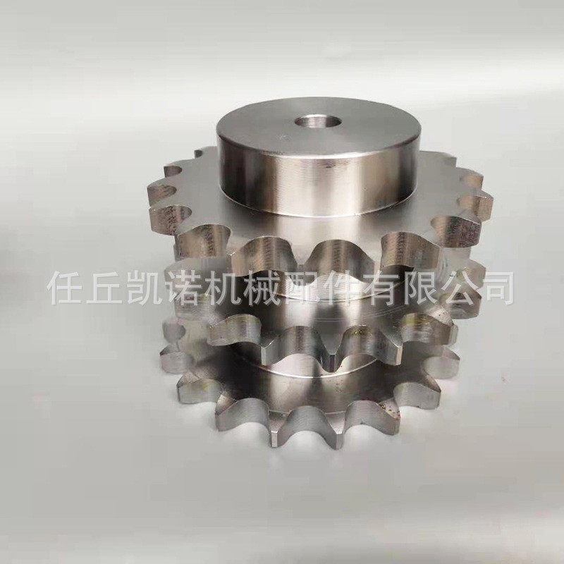 厂家生产供应链轮16a18齿齿轮链轮45#钢连轴链轮传动器齿轮