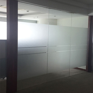 加厚自粘透光不透明磨砂玻璃膜 办公室写字楼 移门卫生间刻字贴纸