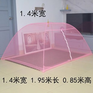 无底宿舍蚊帐懒人家用打地铺单门防蚊罩户外工地蒙新品 易收免安装