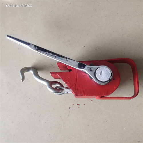 热销钢丝绳自锁式防溜紧固手动器调车放跑紧固器手动钢丝绳紧线器