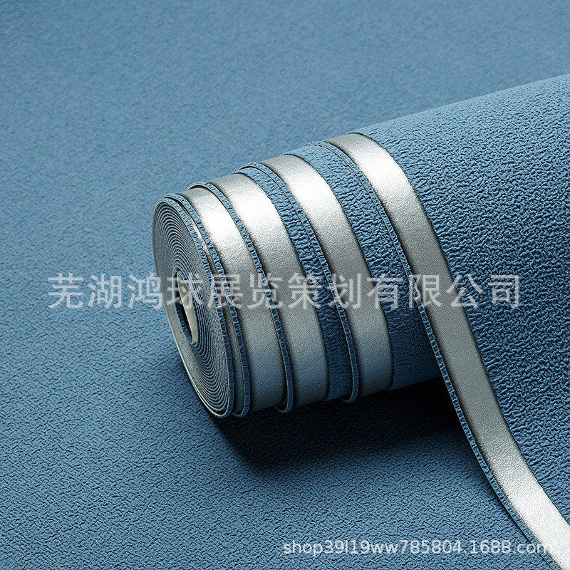 现代简约客厅电视背景墙壁纸鹿皮绒不得【零售标价墙纸低于88元】