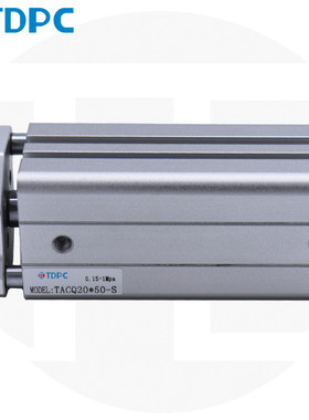 热销tacq薄型导气缸杆双作用活塞杆导向气缸tacq20×50-s