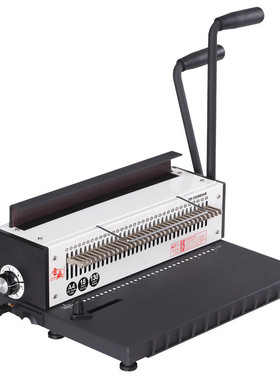 装订机打孔机圆孔打孔器a3a4菜谱装订圈铁圈雷盛td-1500b34r双线