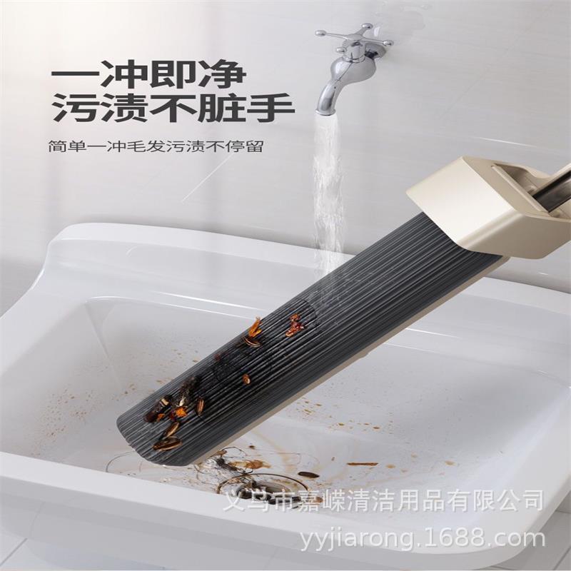 蓝小鱼胶棉拖把大号吸水海绵拖布家用省力免手洗懒人拖把厂家直批