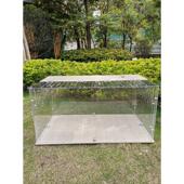 饲养箱透明80基础笼仓鼠大宠物亚克力金丝熊笼鸡笼笼子批发