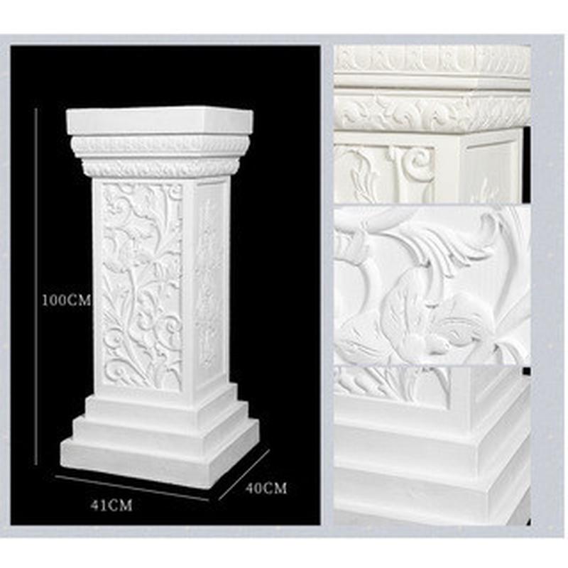 绘岳美术石膏罗马柱素描底座雕塑摆件石膏像写生静物画室配套器材