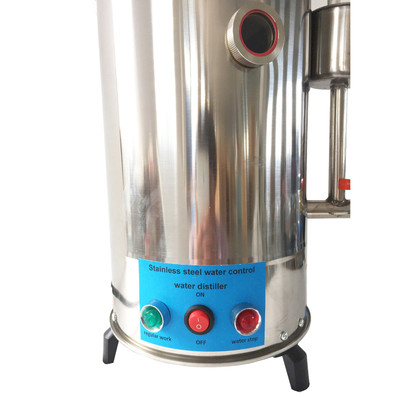 热销不锈钢电热蒸馏水器5l/10l/20lyazd-10升蒸馏自控断水水器