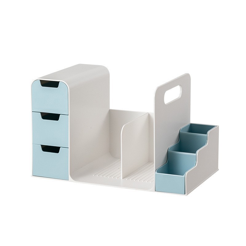 创意书架桌面文件夹简易书架客厅收纳办公室用品书立学生文具置物