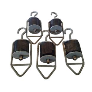 钢丝吊挂工业120*120*30电磁振动给料机吊钩直径橡胶减振弹簧