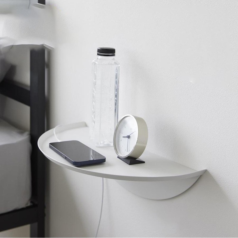 简约创意半圆形托盘电视柜玄关卧室收纳置物摆件阳台墙壁花架