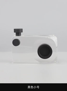 现代轻奢水晶相机摆件样板间客厅复古饰品软装工艺品书房桌面礼品