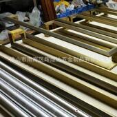 不锈钢门把手商金直纹玻璃大门拉手大型超市钛超工程入户门拉手
