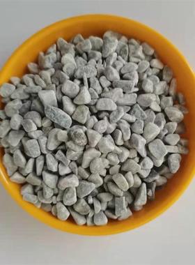 贝壳灰卵石厂家批发工程铺路灰色碎石子水磨石机制水洗石枯山石
