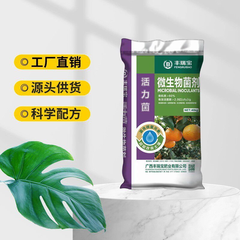 微生物菌剂有机肥广西肥料厂家有效活亿2菌60%粉状