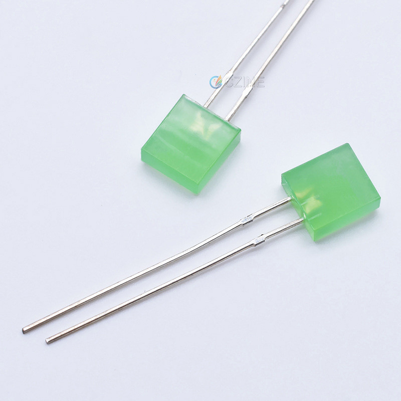 墓碑形277方形2*7*7mm红发红灯蓝灯黄灯绿灯指示灯直插式led灯珠