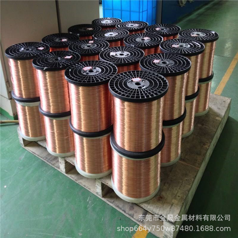 现货t2tu1环.保软态紫铜高纯裸铜丝线镀银铜线0.08/1/2/5/6mm