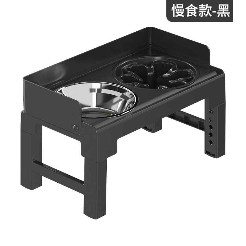 宠物食碗不锈钢狗碗防打翻狗盆猫犬碗食盆宠物食具宠物慢升降碗