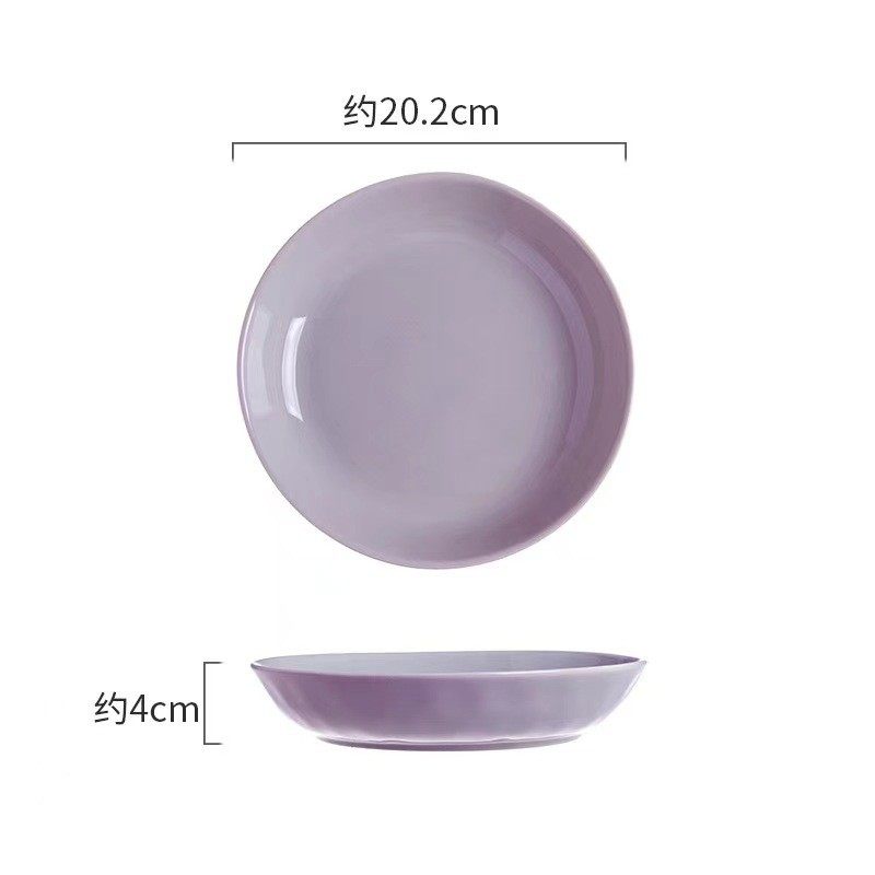 轻奢ins奶油风纯色陶瓷家用乔迁团圆饭菜碗盘碟高整箱批值餐具颜,餐饮具,餐用托盘,淘宝优惠券,粉丝福利购,淘宝优惠卷