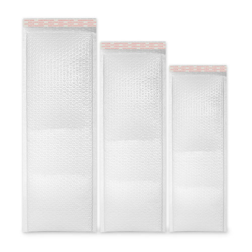 热销长条珠光膜气泡袋复合珠光膜袋信封气泡袋快递包装袋衣服快递