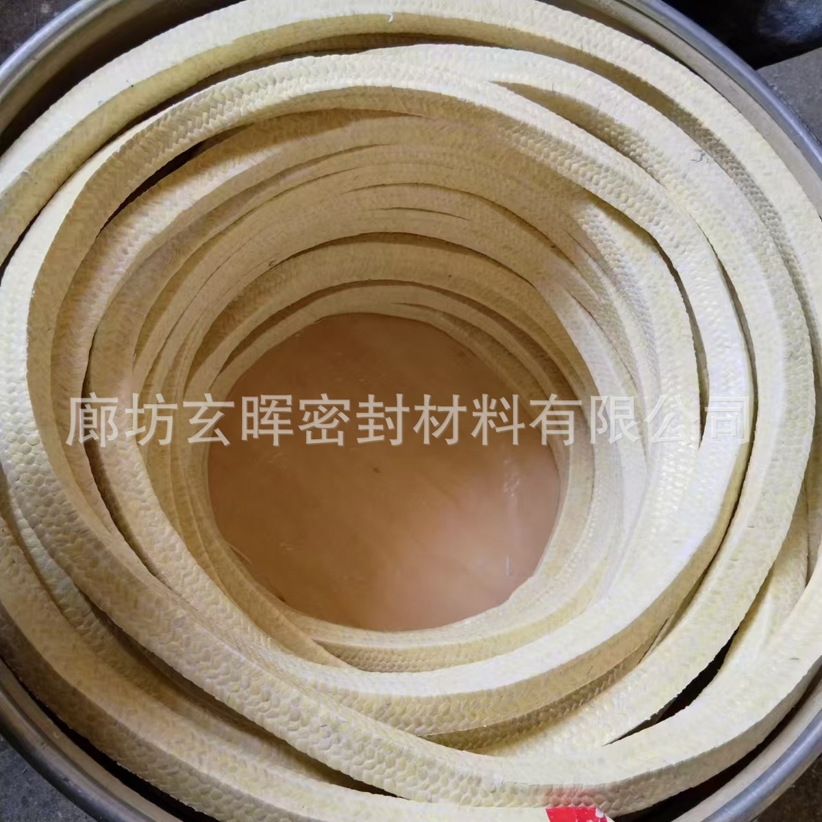 厂家现货四氟编织带耐磨损批发垫圈密封耐腐蚀耐高温芳纶混编盘根