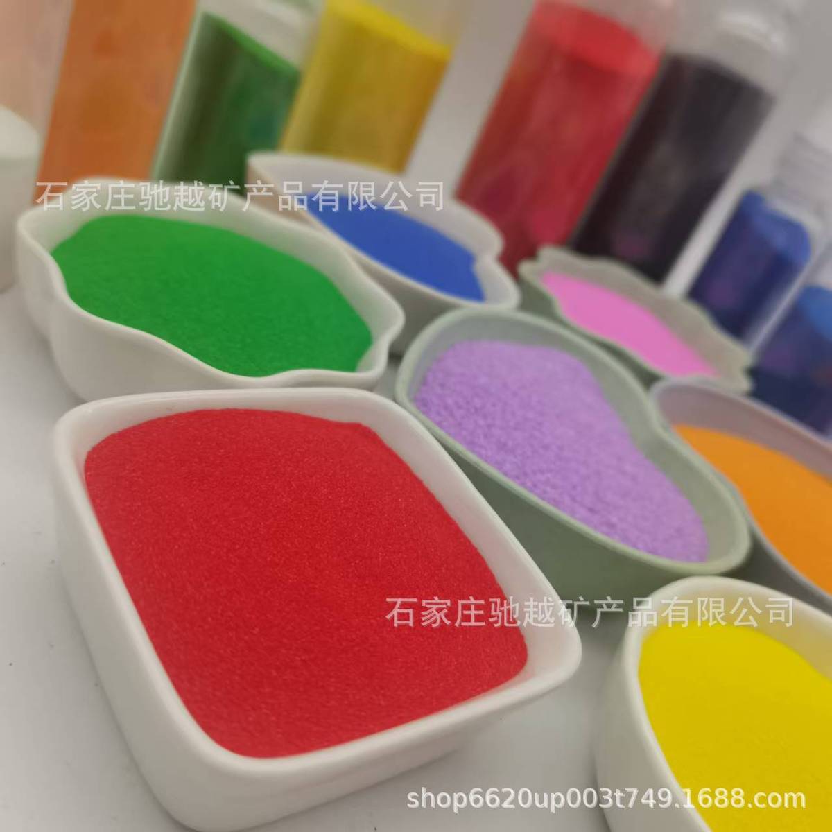 大量供应彩砂环氧彩砂沙画砂小袋染色砂72色彩彩砂儿童娱乐沙网红